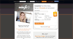 Desktop Screenshot of mingle2.com